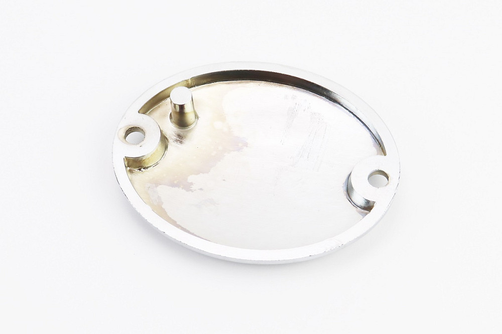 Кришка (овальна, метал) правої кришки двигуна, хром Киев - изображение 2