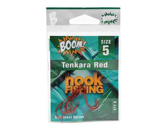 Гачок для мирної риби Tenkara Red №5 (8 шт/уп) (RED) ТМ BOOM Київ