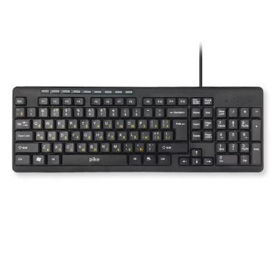 Клавиатура Piko KB-108 USB Black (1283126467103) Винница - изображение 1