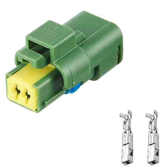 Разъем коннектор 2-кон., Дат, Температуры, Дат, Давления, 211PC022S5049, FCI (Delphi) Франция Renault Киев