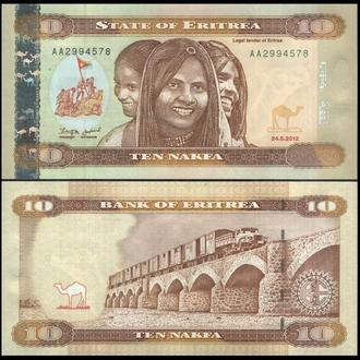 Eritrea Эритрея - 10 Nakfa 2012 UNC Полтава - изображение 1