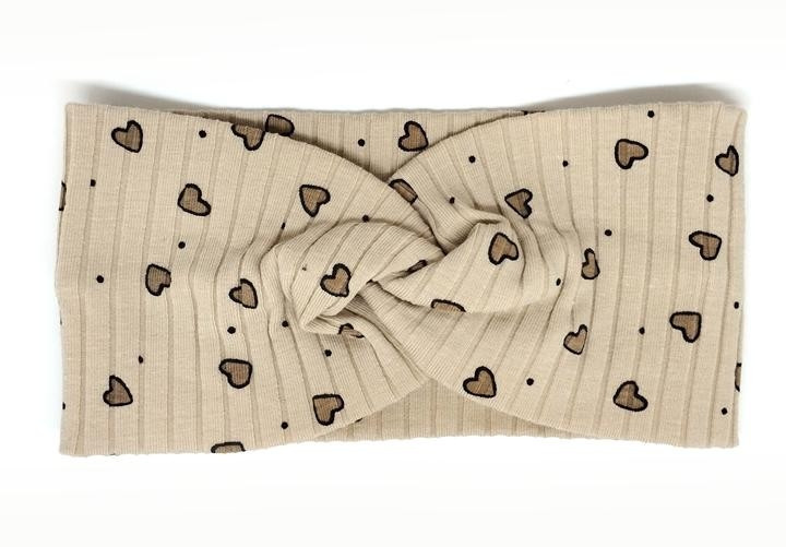 Повязка на голову для девочки осенняя Сердечки Киев - изображение 1