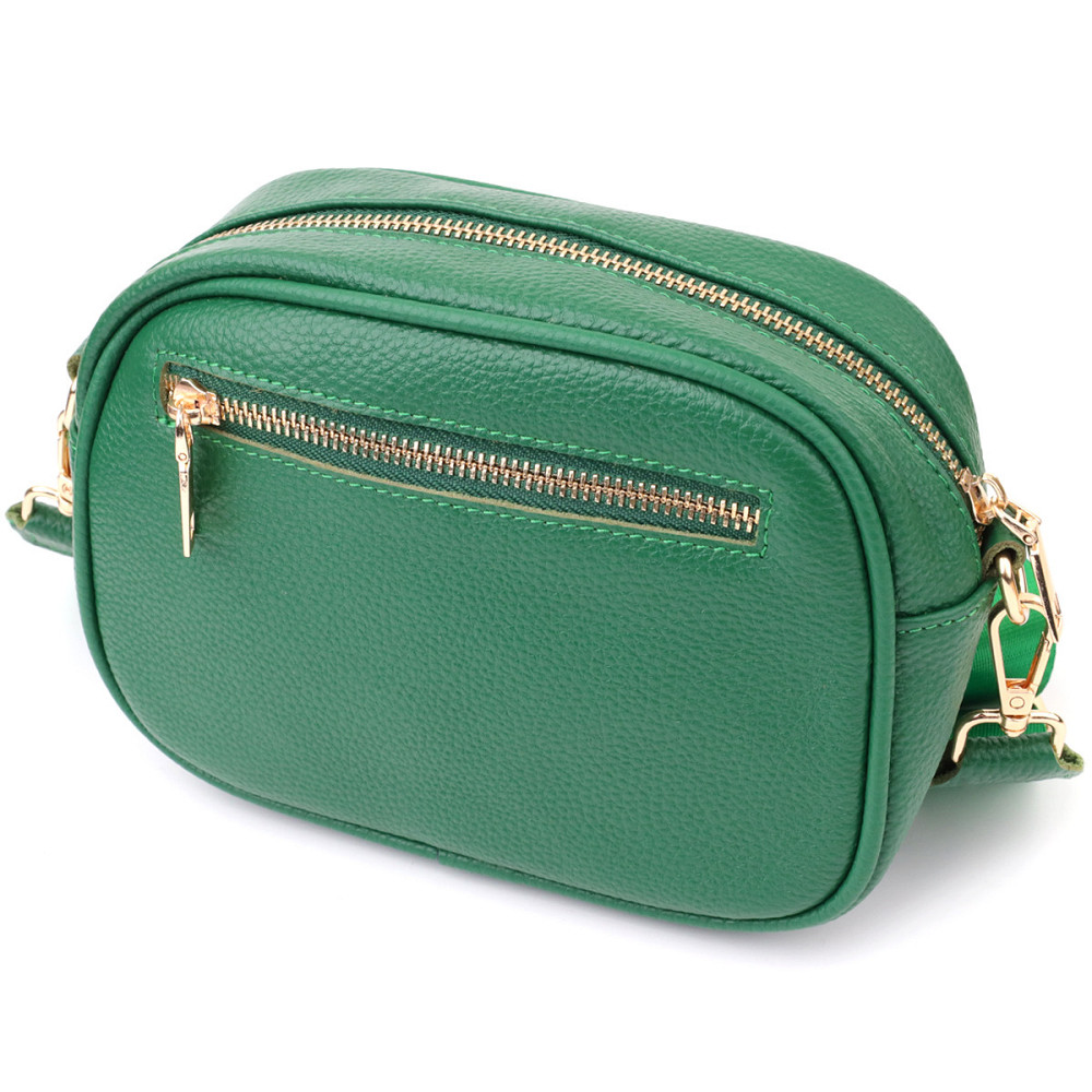 Сумка для женщин из натуральной кожи Vintage 22900 Зеленый Киев - изображение 2