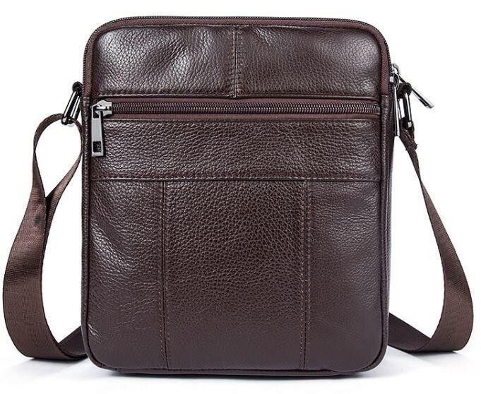 Сумка чоловіча компактна Vintage 14746 Коричнева Київ - фото 8