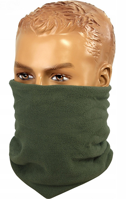 Универсальный Тактический Бафф (Шарф) из флиса многофункциональный Mil-Tec от Sturm (12217001) Olive Нововолынск - изображение 6