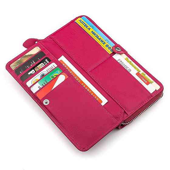 Кошелек женский Boston 18480 (B202) очень нарядный Розовый Киев