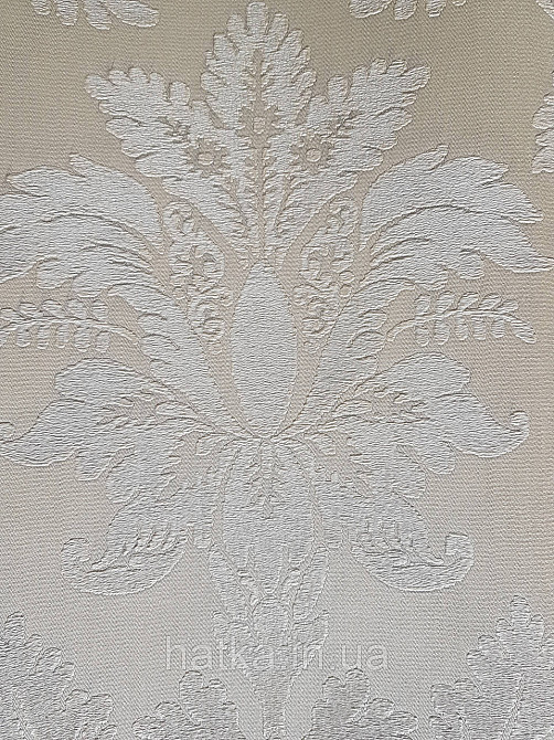 Обои виниловые на бумажной основе Sirpi Italian Silk7 1.04х10 вензеля крупные структурные беж на белом 60012 Киев - изображение 3