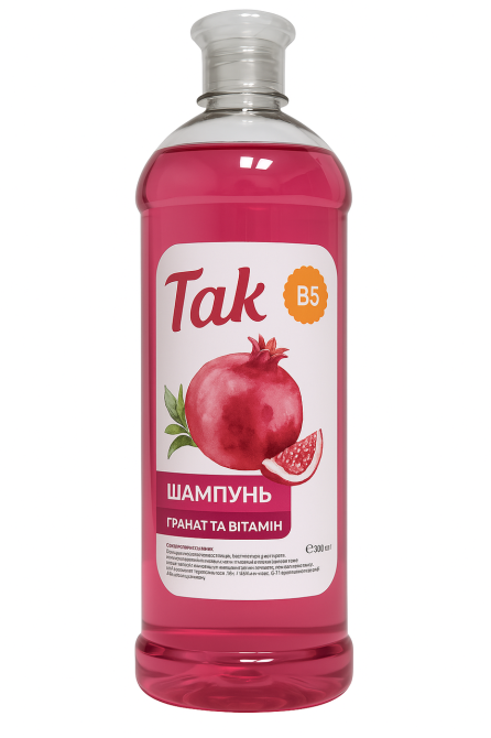 Шампунь ТМ «ТАК» Гранат и витамин B5, 500 мл Киев - изображение 1