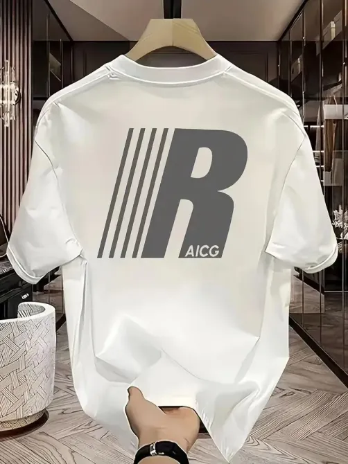 Футболка чоловіча с принтом  42 Біла 2664088859 Дніпро - фото 1