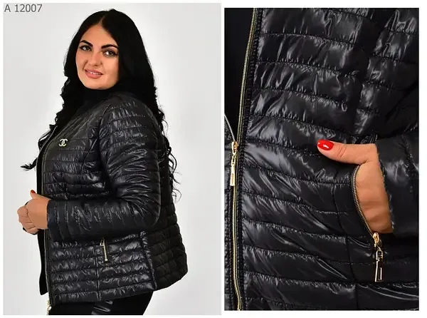 Жіноча модна демісезонна куртка великих розмірів.  42-72р. Київ - фото 3