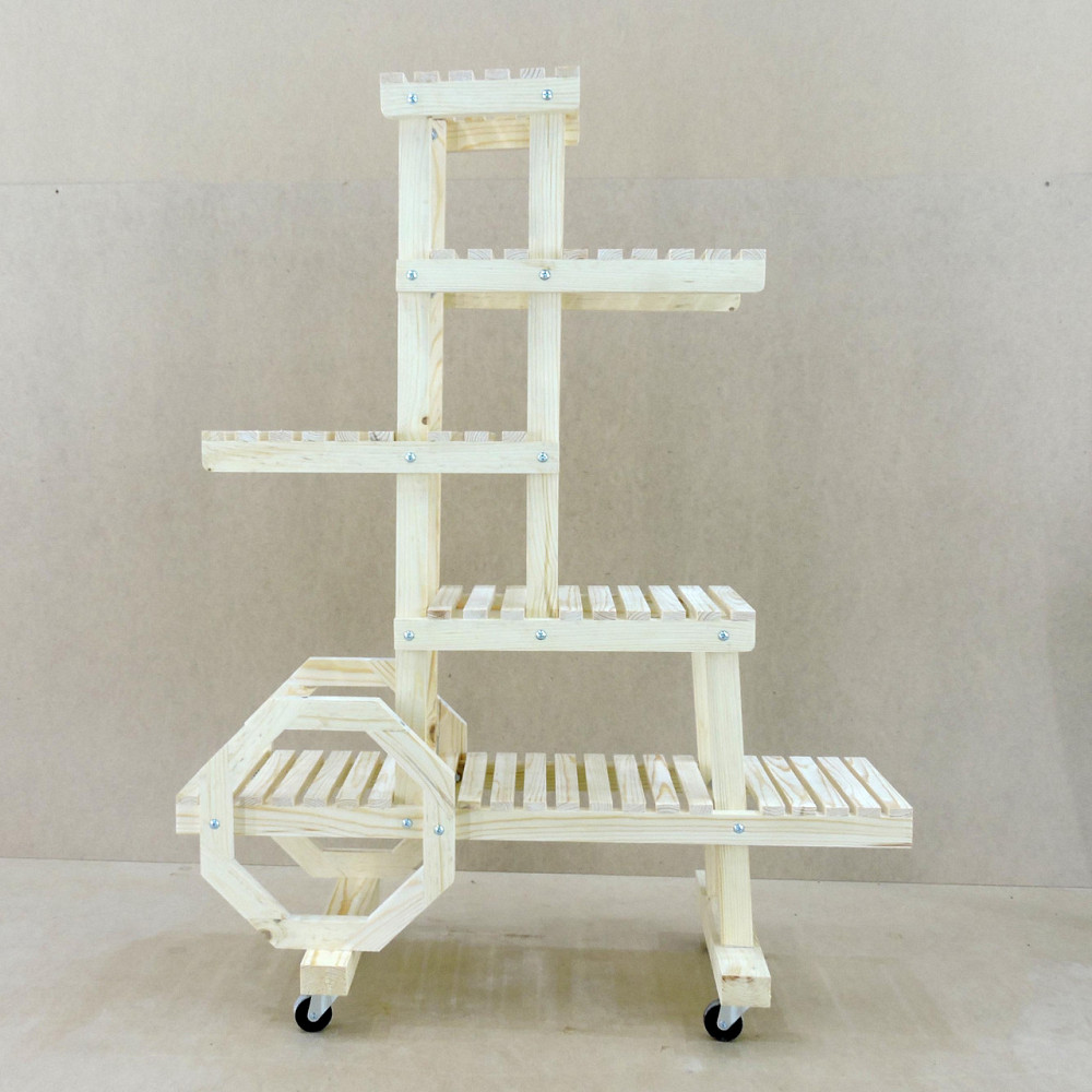 Підставка для квітів "Муліно" на коліщатках бланже Миколаїв - фото 1