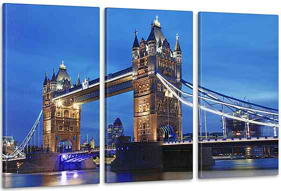 Модульна картина Міст Лондон Art-52_3А Київ