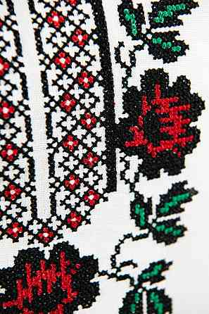 Вышиванка для девочек, льняная белая топ Киев