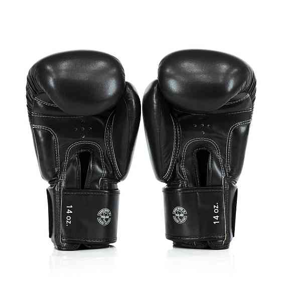 Боксерські рукавиці Fairtex BGV27 Black 10 унцій (бинти в комплекті) Каменское