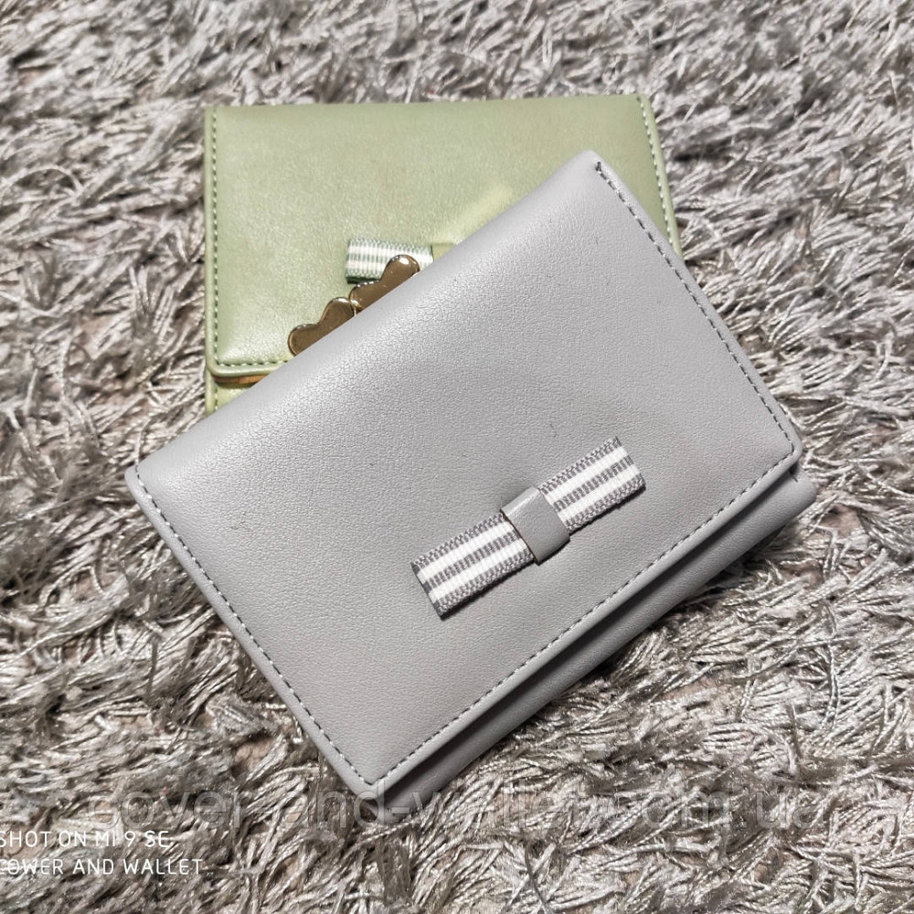 Женские маленькие кошельки с бантом и монетницей Киев - изображение 5