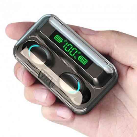 Стерео гарнитура TWS BTH-F9-5 с Power Bank, Bluetooth 5.0, сенсорным управлением и автономным зарядным кейсом Одесса