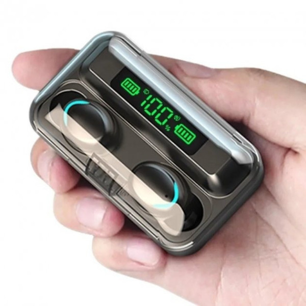 Стерео гарнітура TWS BTH-F9-5 з Power Bank, Bluetooth 5.0, сенсорним керуванням та автономним зарядним кейсом Одеса - фото 5