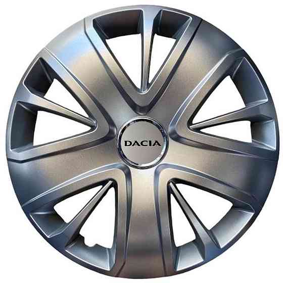 Автомобильные модельные колпаки R16 Dacia 428 4шт, SJS, серебряные Киев
