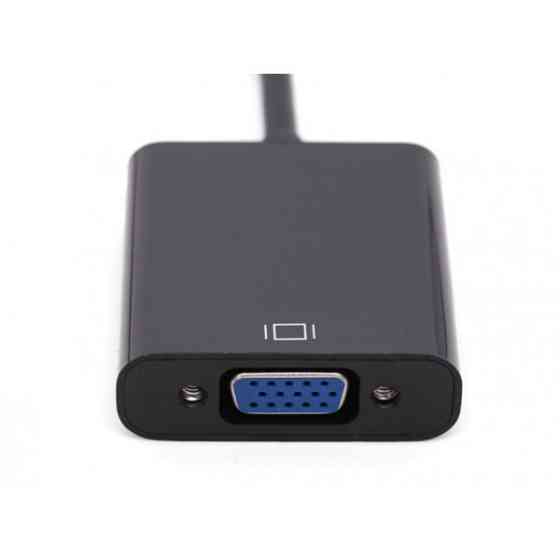 Перехідник HDMI M -> VGA F (з аудіо інтерфейсом), кабель 20см. OEM (S0223) Киев