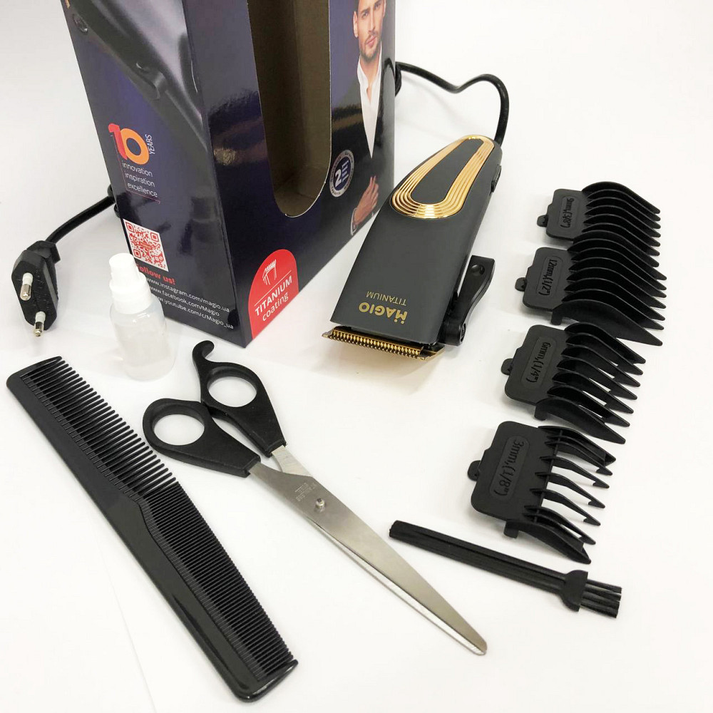 Електрична машинка для стрижки побутова MAGIO, Машинка для стрижки волосся і потилиці ON-42 Івано-Франківськ - фото 6