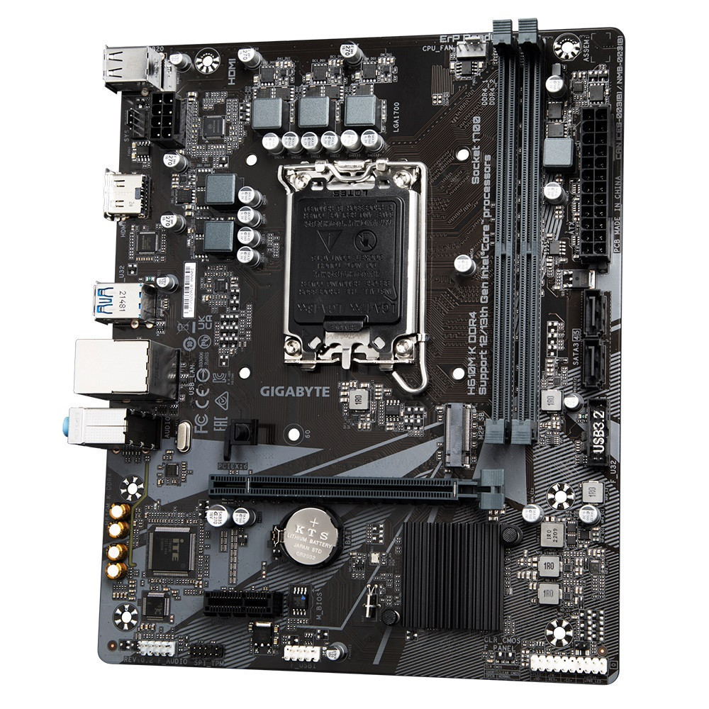 Материнська плата Gigabyte H610M K DDR4 Socket 1700 ( Для настільного ПК ) Харків - фото 4