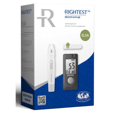 Глюкометр Bionime Rightest Elsa (4710627340279) Винница - изображение 7