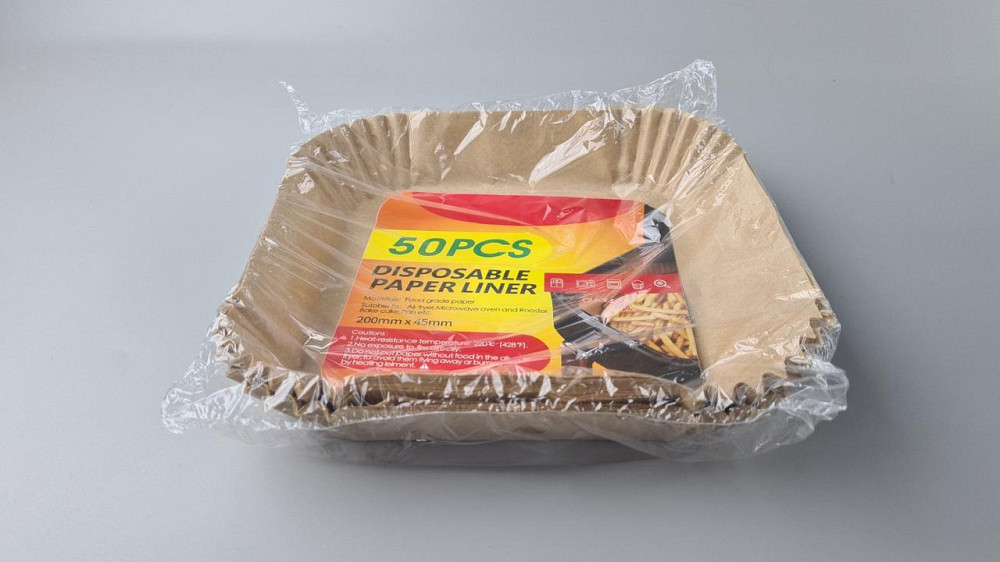 Паперова форма для аерогриля 20×4,5 см, одноразова, 50 шт в упаковці, пергаментна для запікання Харків - фото 1