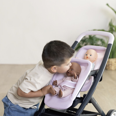Коляска для кукол Smoby для двойни Maxi-Cosi Розовый жемчуг, 54 х 38, 5 х 64 см, 3+ (7600253221) Винница - изображение 5