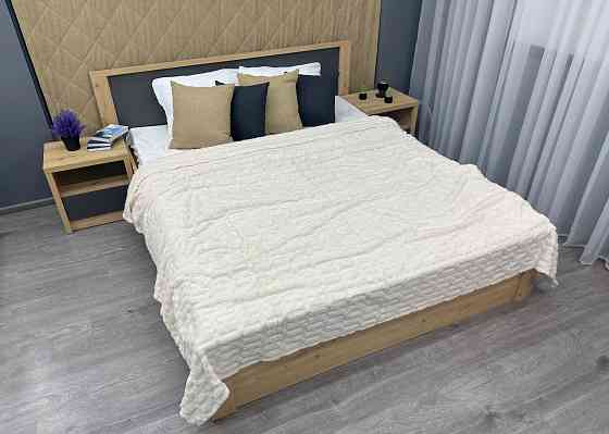 Плед-покривало 200х230 см (+-5см) Молочний (87-241) Київ