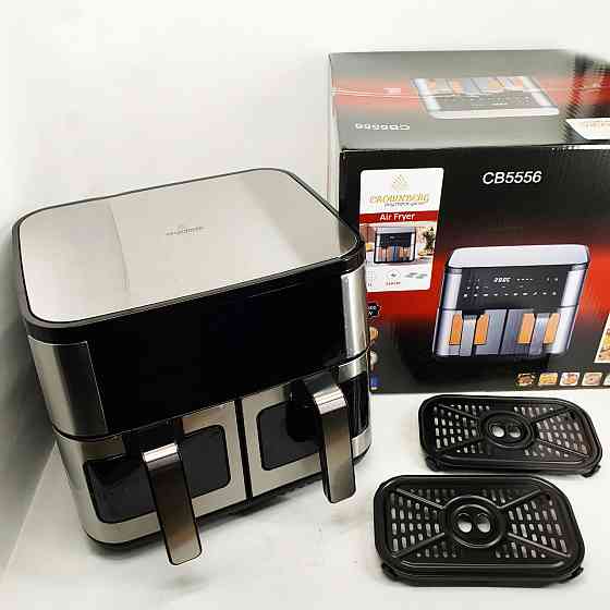 Аэрогриль-фритюрница с сенсорным дисплеем, Аэрогриль без жира, Аэрофритюрница для готовки UH-15 Львов