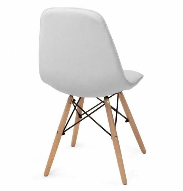 Стілець Тауер Софт біла екошкіра Днепр - изображение 5