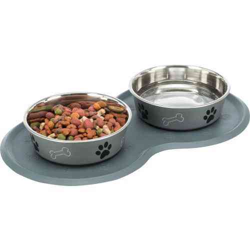 Килимок Trixie під миски для собак, гумовий, 45х25 см (сірий) Вінниця