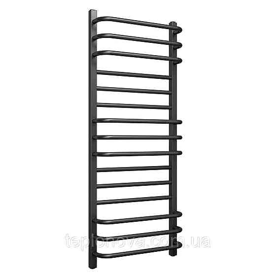 Полотенцесушитель водяной нержавеющий Грандис 500х1200, чёрный муар Черновцы