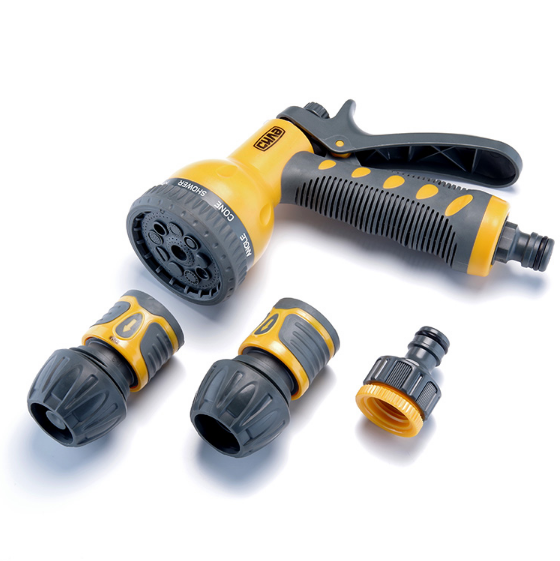 Набір поливальний (пістолет-розпилювач 9 режимів+конектори 3/4