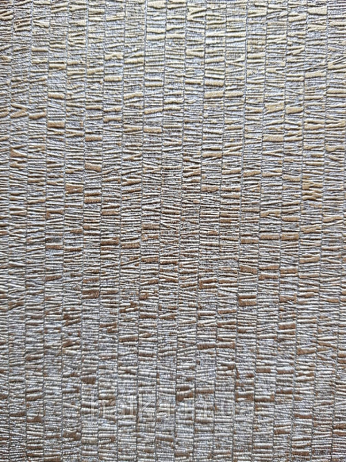 Шпалери метрові вінілові на флізелін AdaWall Beta метрові однотонні під тканину під льон білий з сірим Київ - фото 2