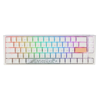 Клавіатура Ducky One 3 SF Cherry MX Red RGB UA USB White (DKON2167ST-RUAPXPWWWSC1) Вінниця - фото 1