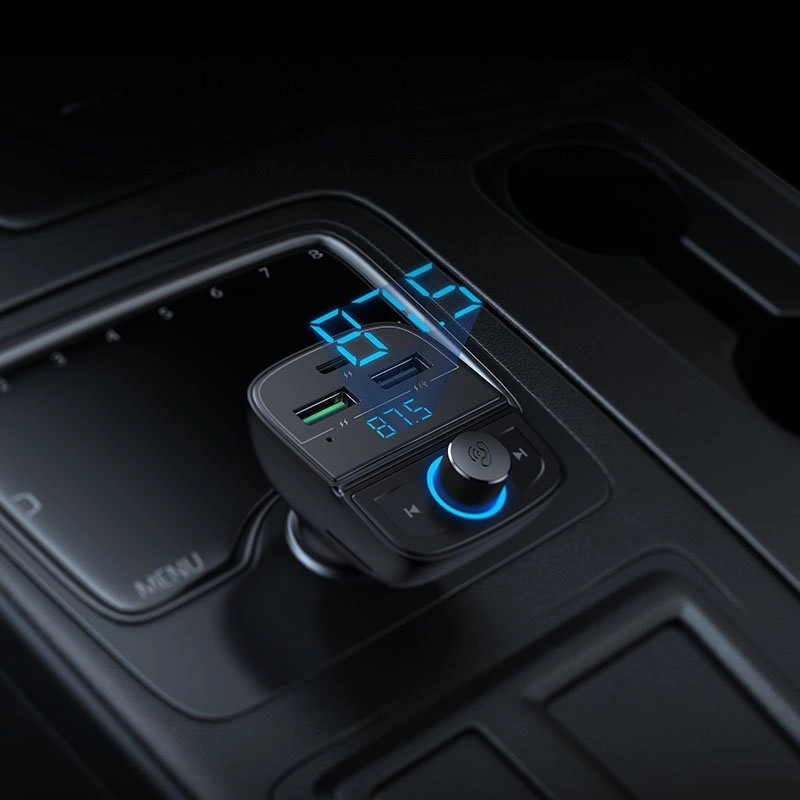 Автозарядка 3xUSB 31,5W (USB-C+2xUSB-A) BT Transmitter + TF Чорна (CD229) UGREEN Винница - изображение 5