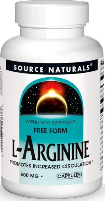 Аргинин Source Naturals L-Arginine 500 mg 50 таб Киев - изображение 1