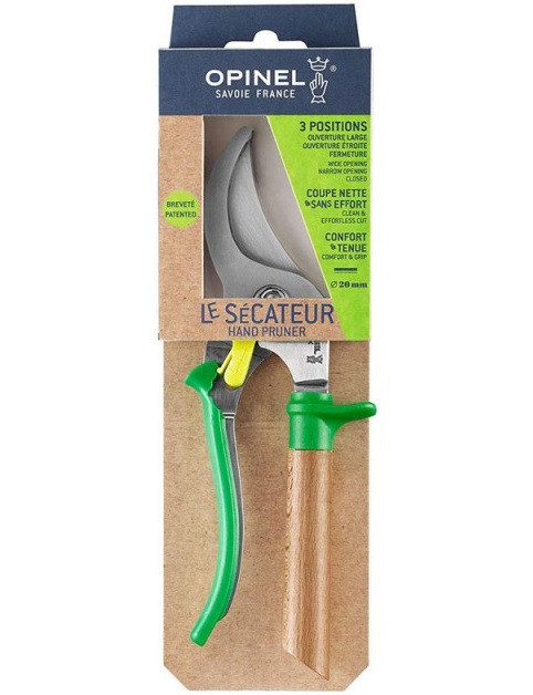 Садовий Секатор для обрізки з 3 позиціями Opinel (001628) Нержавіюча сталь Нововолинськ - фото 8