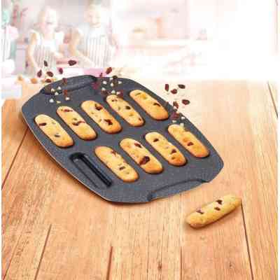 Форма для випікання Tefal PerfectBake, 10 форм, прямокутний 21х29см, алюміній, коричневий (J5734302) Вінниця