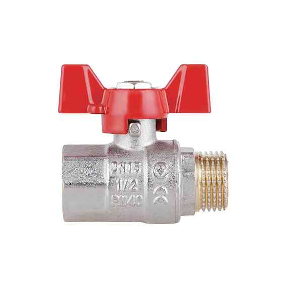 Кран кульовий Thermo Alliance Standart 1/2" ВН для води (метелик) SD607NW15PN40 Київ