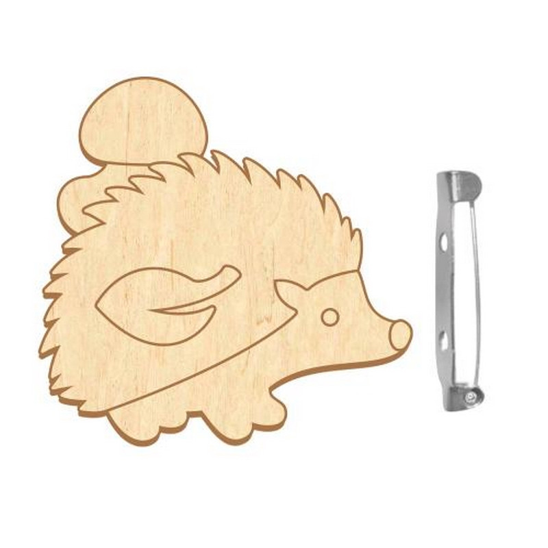 Заготовка броши для раскрашивания 