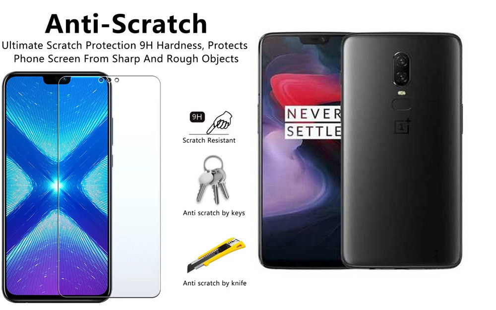 Защитное стекло NeoGlass для OnePlus 6, OnePlus 6T – ультрапрозрачное и устойчивое Киев - изображение 1
