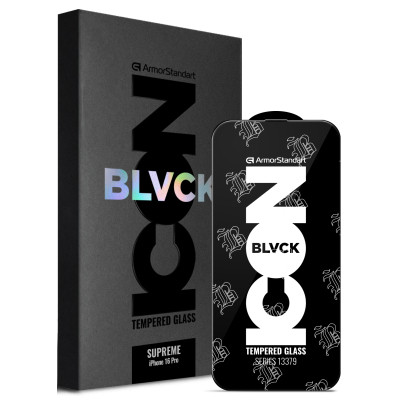 Скло захисне Armorstandart Supreme Black Icon 3D Apple iPhone 16 Pro Black (ARM78037) Вінниця - фото 1