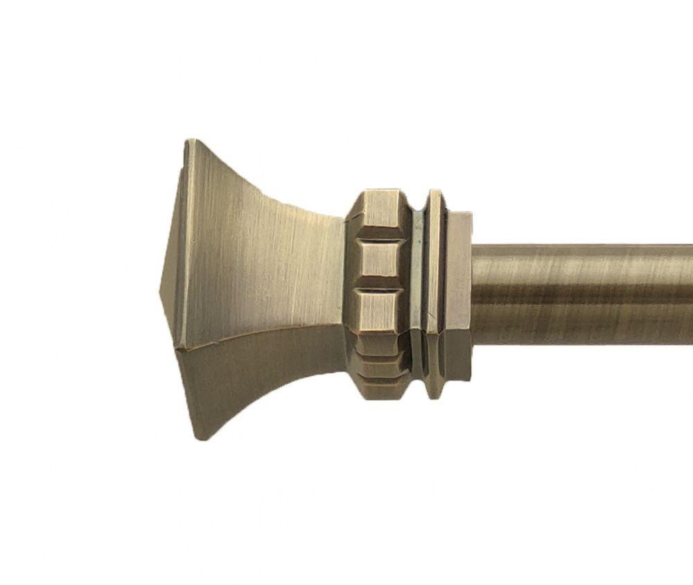 Карниз Orvit Емпорія металевий дворядний техно гладка труба кільце металеве Антик 25\19 мм 200 см Львов - изображение 2