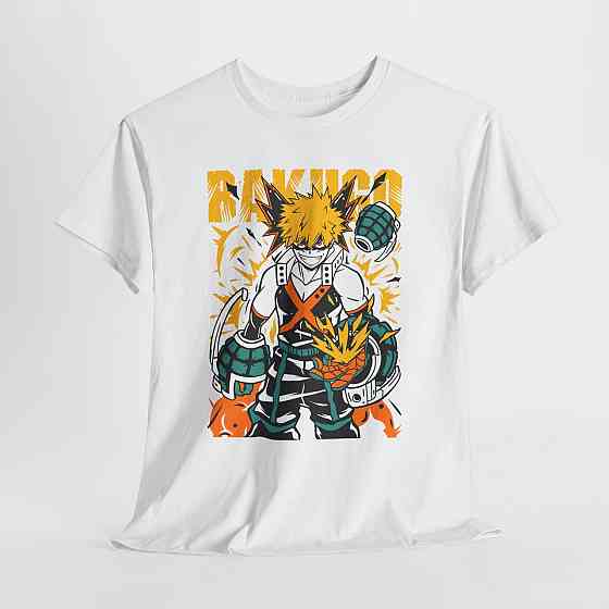 Футболка для хлопчика з аніме принтом Моя геройська академія оверсайз (зріст від 165 до 180) Чорний AnimeJ0617m Дніпро