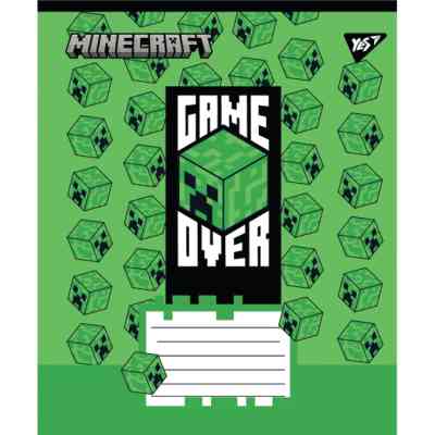 Тетрадь Yes Minecraft Walls А5 24 листа линия (767569) Винница