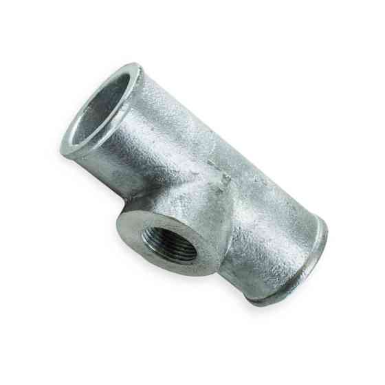 Патрубок радиатора ГАЗ 3110 алюминий прямой под тм-108 10см Мукачево