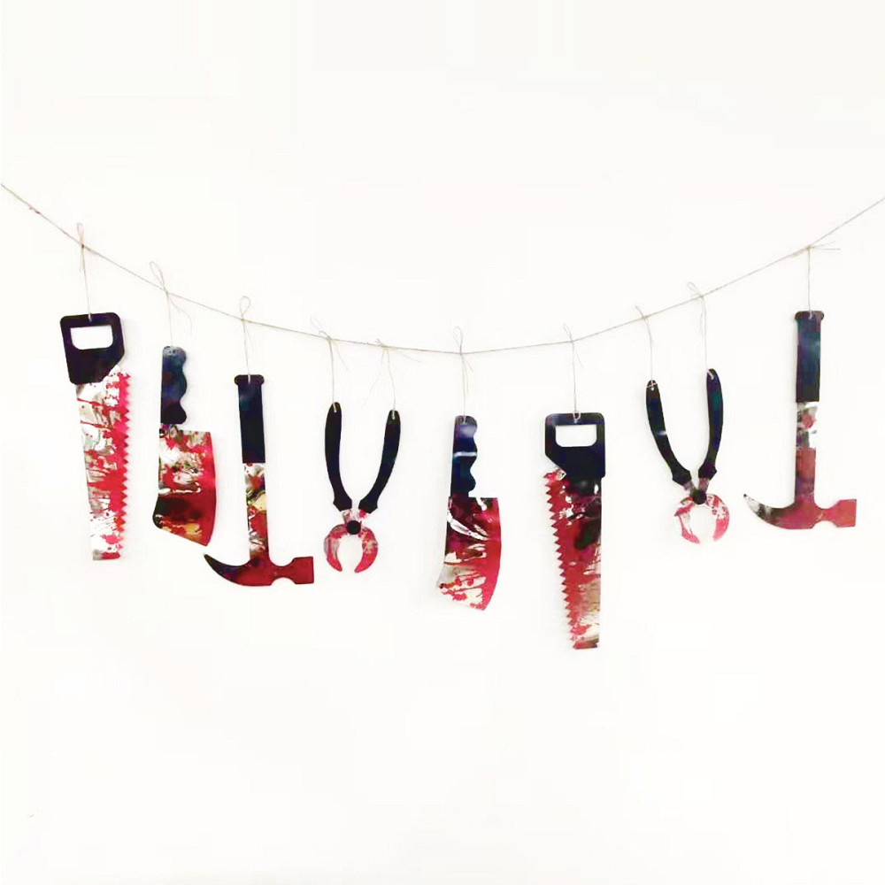 Гирлянда для Хэллоуин на стену из фольги one size разноцветный Киев - изображение 2