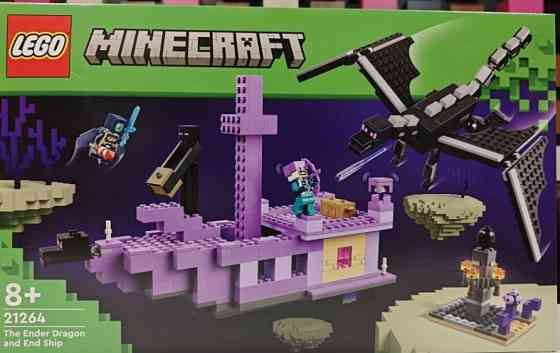 Конструктор LEGO Minecraft 21264 Дракон Энду и Корабль земля. Киев
